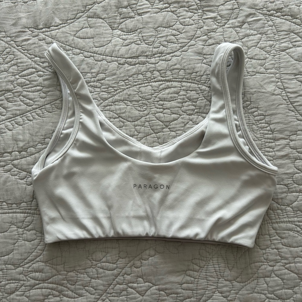 Paragon white Sports Bra